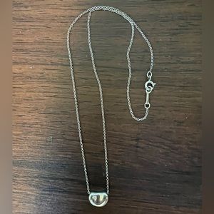 Tiffany Elsa Peretti bean necklace